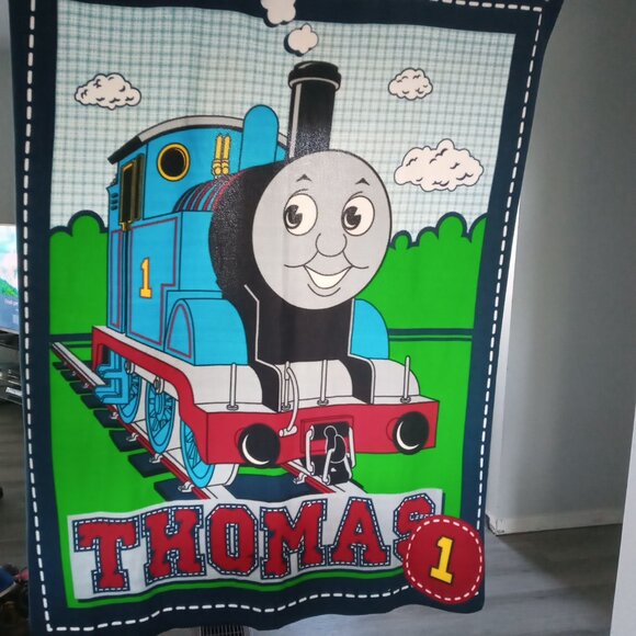 Thomas the Tank engine bundle toys, sheets, hat, cars, knapsack, throw - Picture 2 of 13
